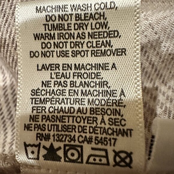 Bella Dahl Shacket (Shirt/Jacket) Heather Oat Plaid - Picture 8 of 10